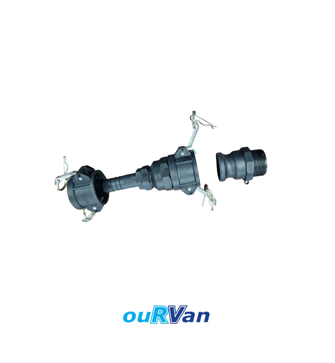 Camlock Ball Valve Quick Connect Suits 25mm Waste Hose