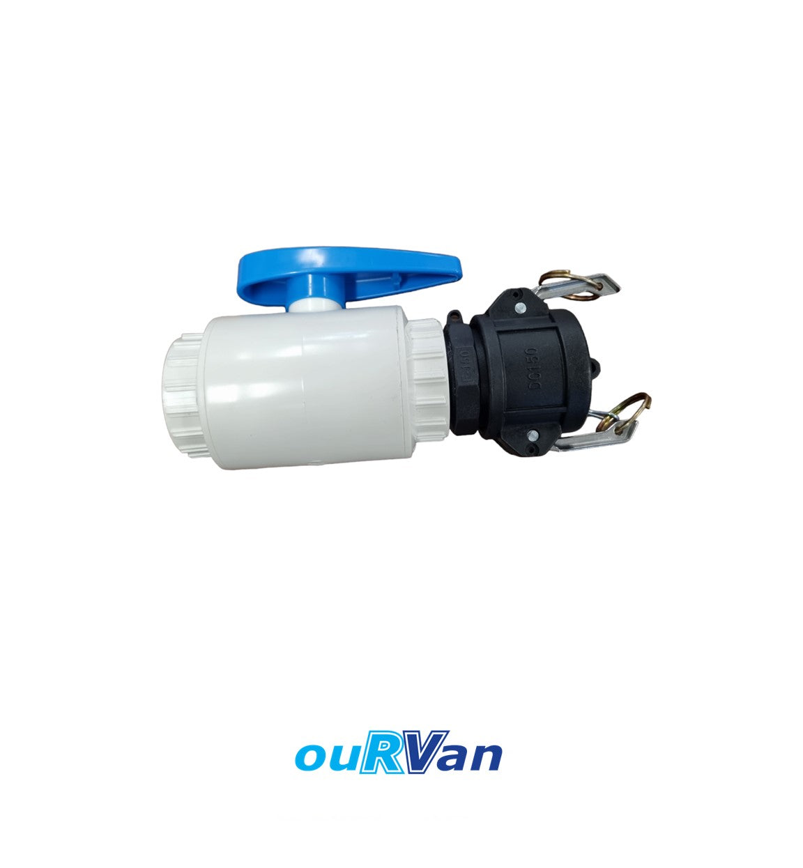 Camlock Ball Valve Quick Connect Suits 25mm Waste Hose