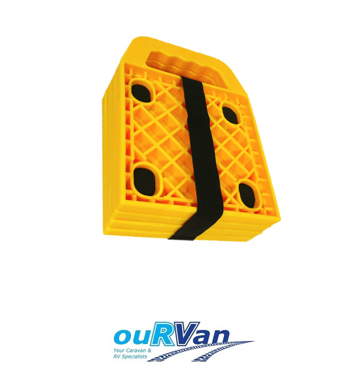 On The Road Jack Pads, Set Of 4 Yellow 0074