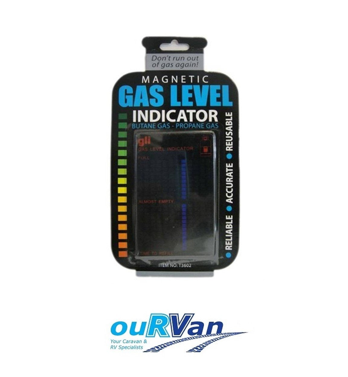Magnetic Gas Level Indicator Caravan RV Motorhome
