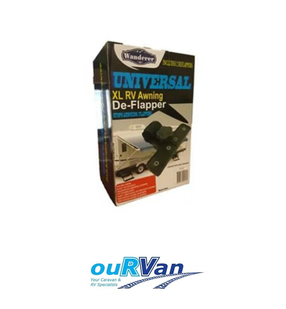 Universal Awning Deflappers Suits Pop Top And Caravan XL - Rv Max Anti Flap
