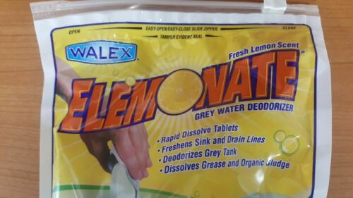 Walex Elemonate 5 Tablet Drop In Caravan Grey Water Deodorizer