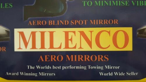 Pair Of Milenco Grand Aero 4 Extra Wide Caravan Glass Towing Mirror