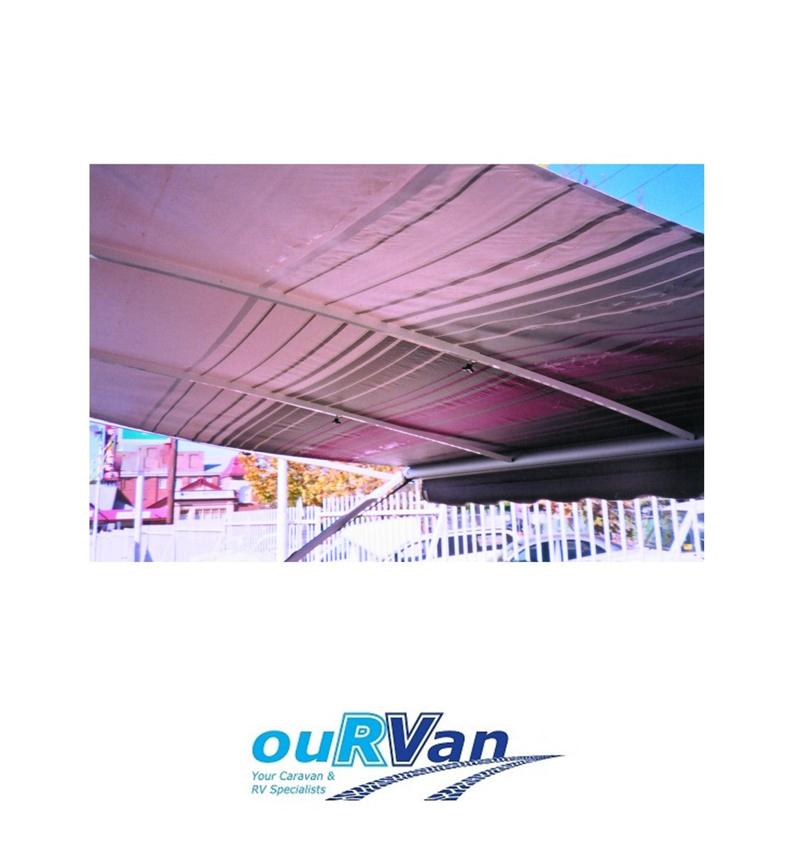 Supex Black Acute Curved Caravan Awning Rafter For Roll-out Roof Tension Support