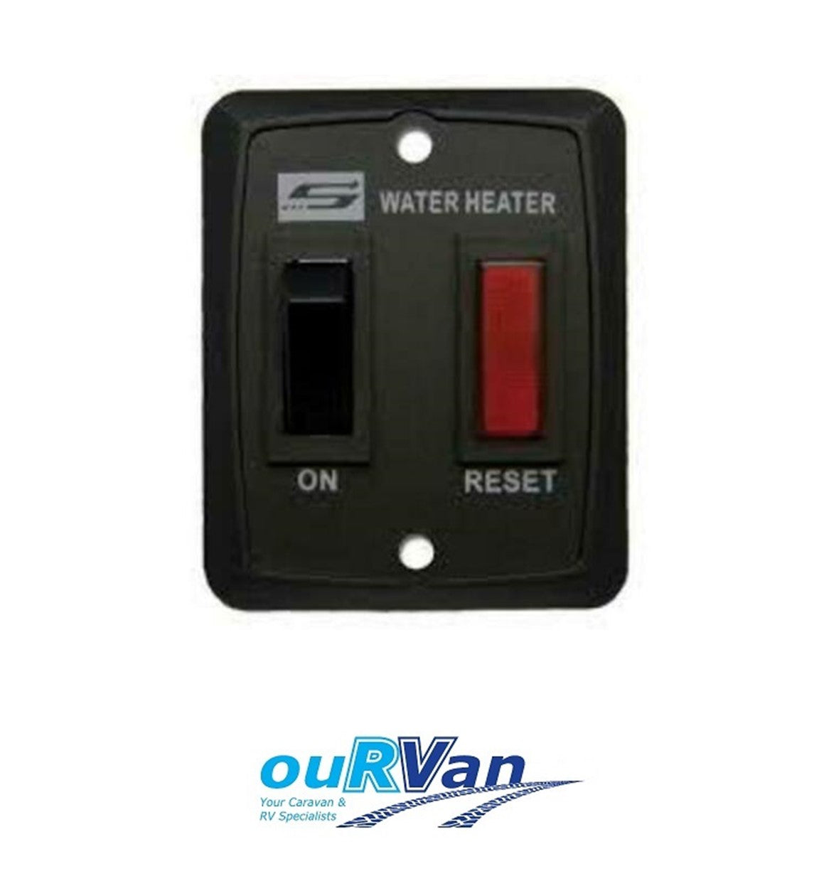 Suburban Hot Water System Switch Plate Black Sw6da Sw6dea 950-02503