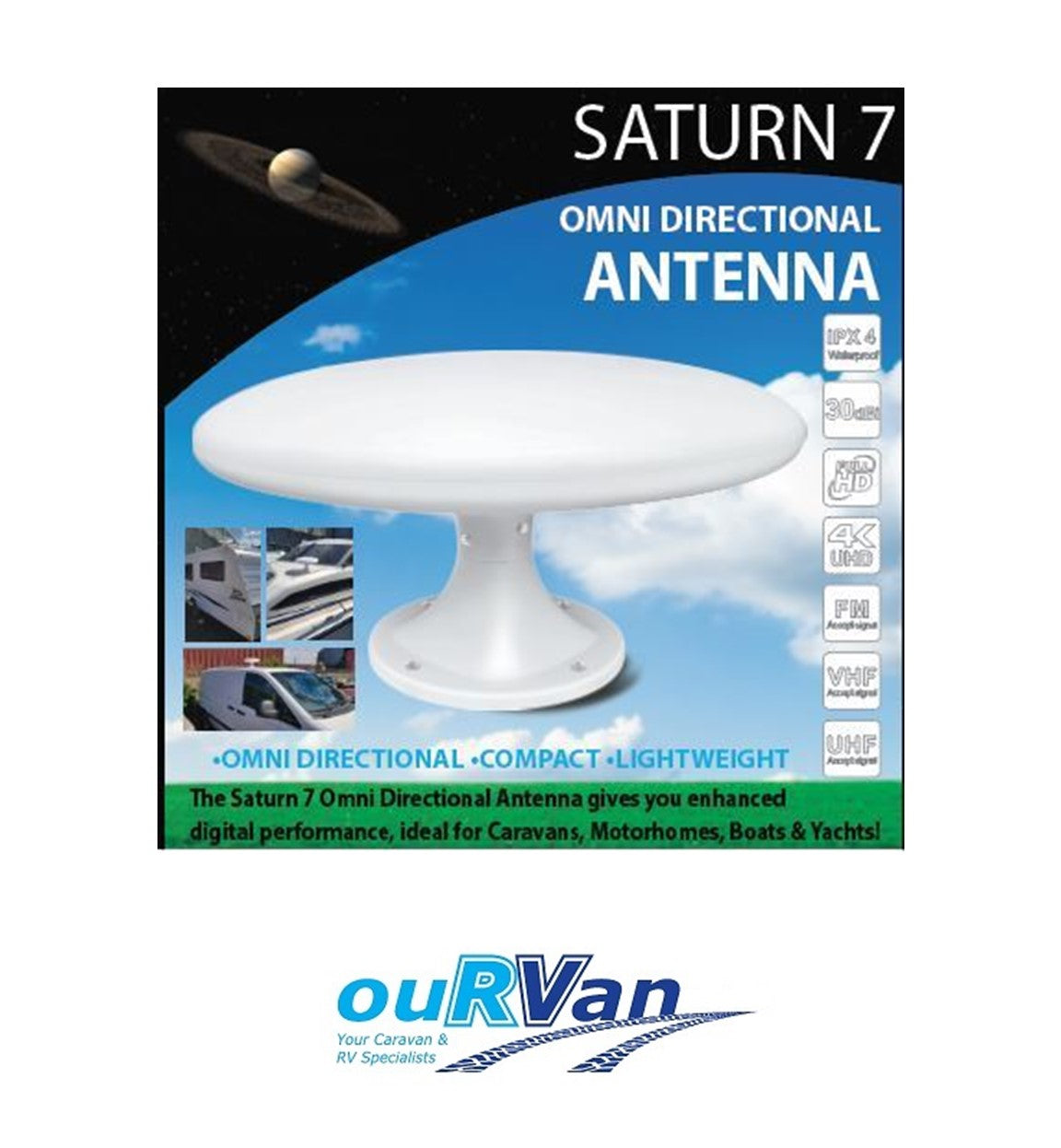 Saturn 7 Omni Directional TV Antenna 7241