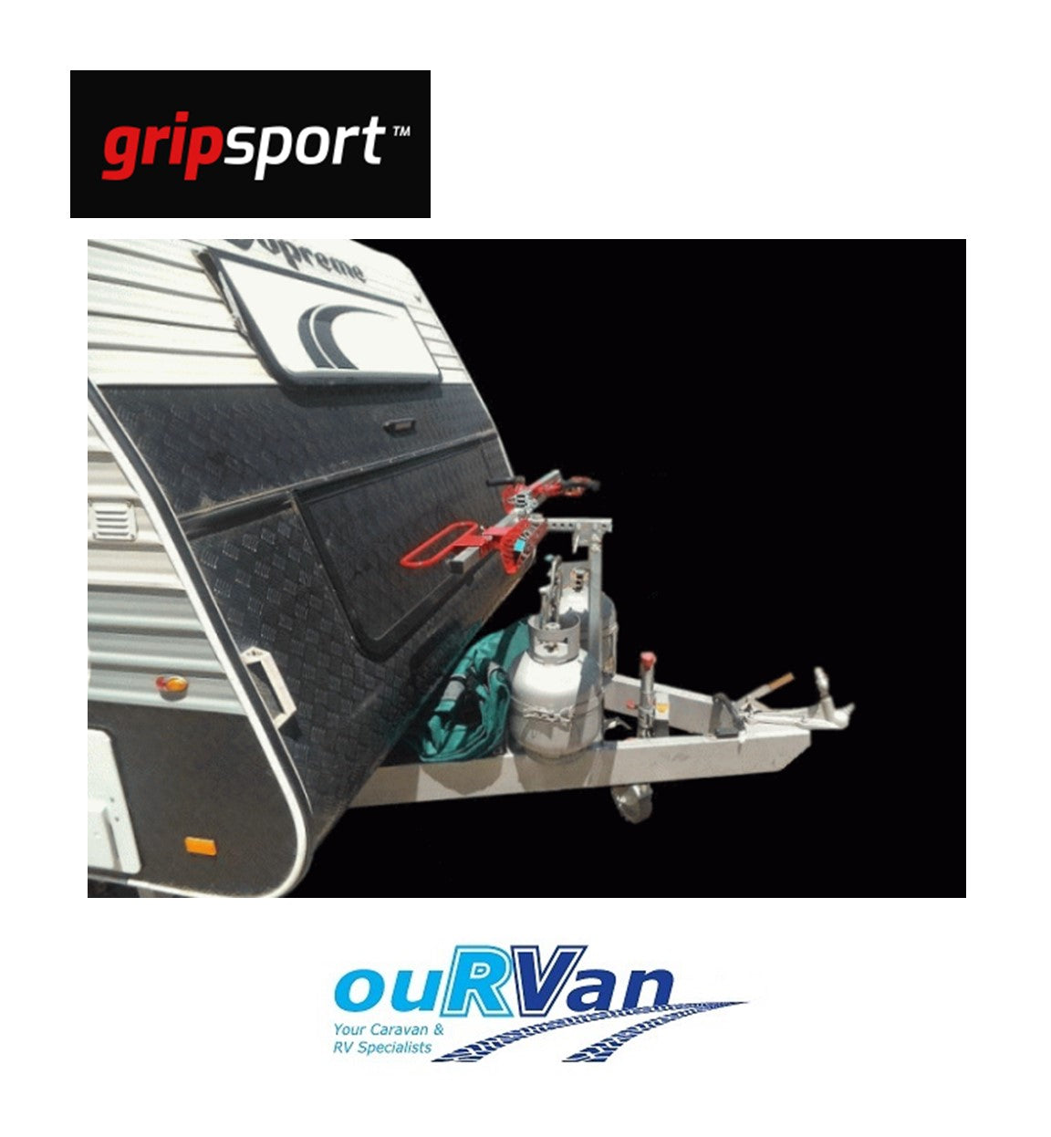 GripSport Add-on kit for Van-rack 2 bike to 3 bike GSR121