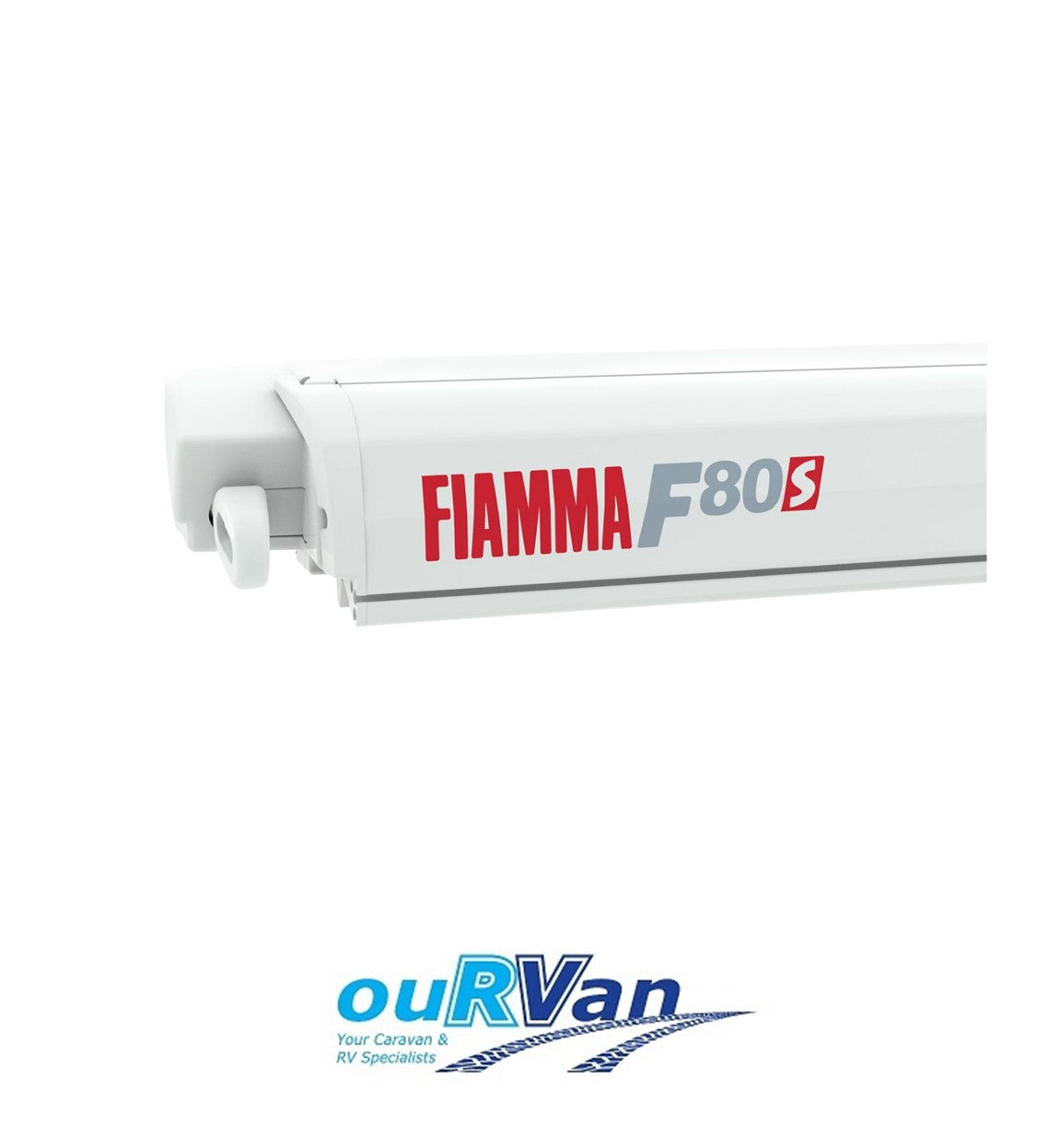 Fiamma F80s 4.25m Polar White Cassette / Royal Grey Fabric Box Awning